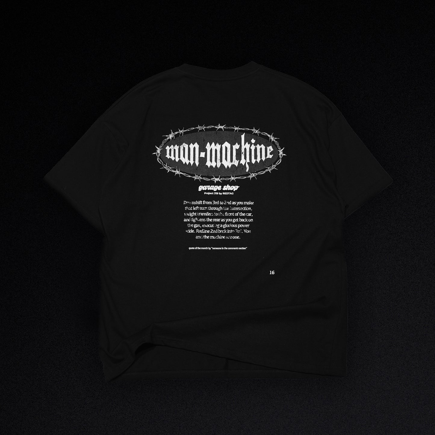 MAN-MACHINR BOND OVERSIZED TEE