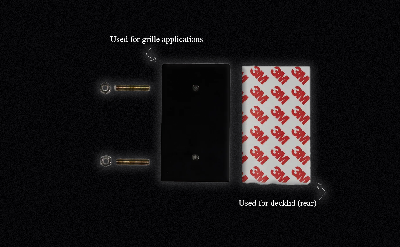 Malefic Coyote Metal Emblem OEM +