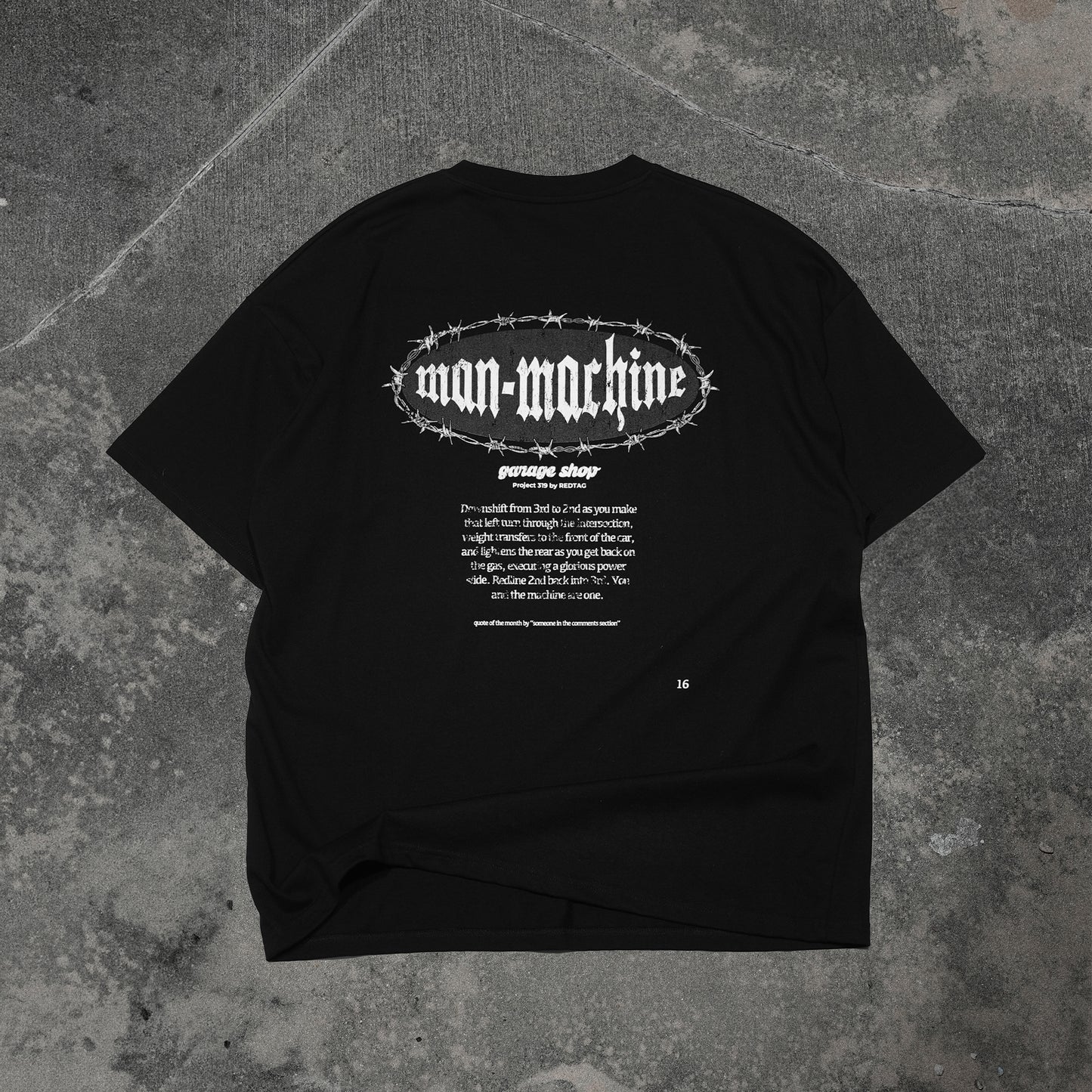 MAN-MACHINR BOND OVERSIZED TEE