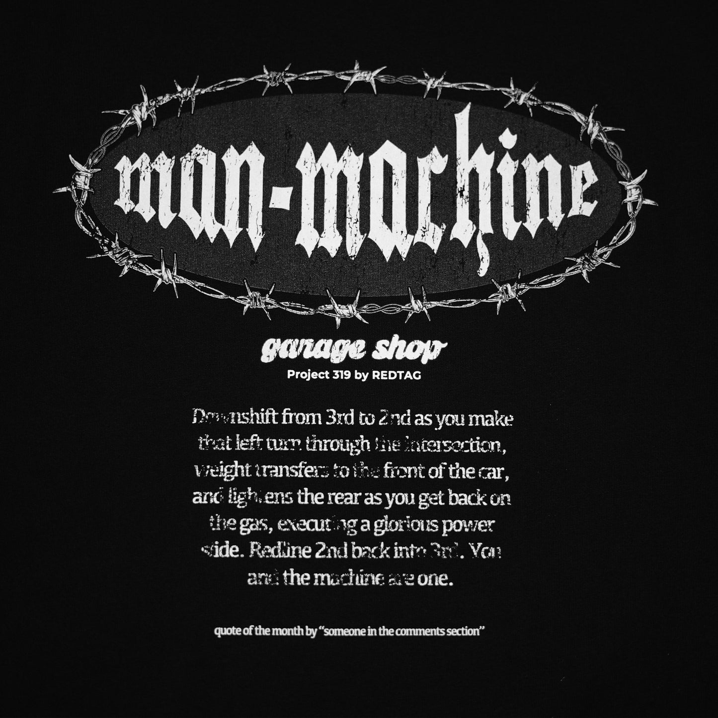 MAN-MACHINR BOND OVERSIZED TEE