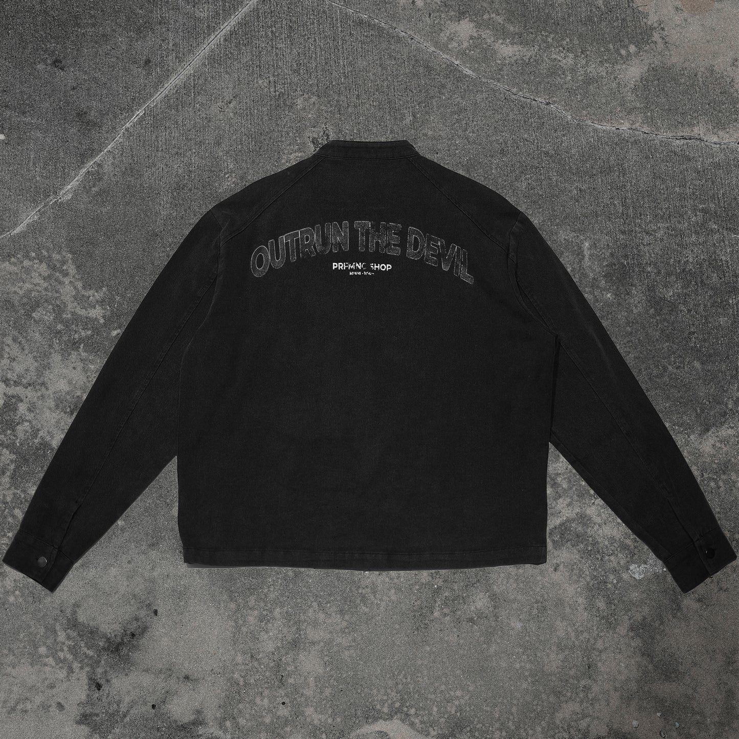 OUTRUN THE DEVIL Denim Vintage Washed Jacket