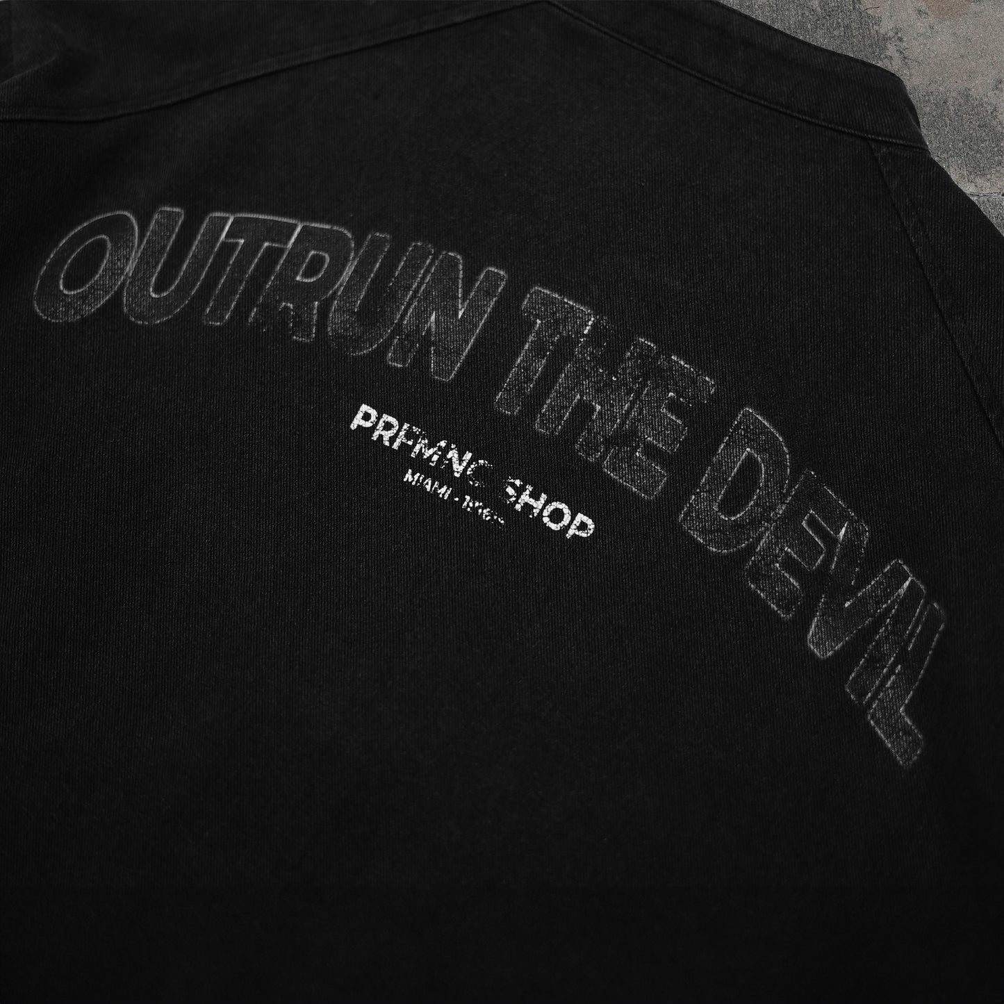 OUTRUN THE DEVIL Denim Vintage Washed Jacket
