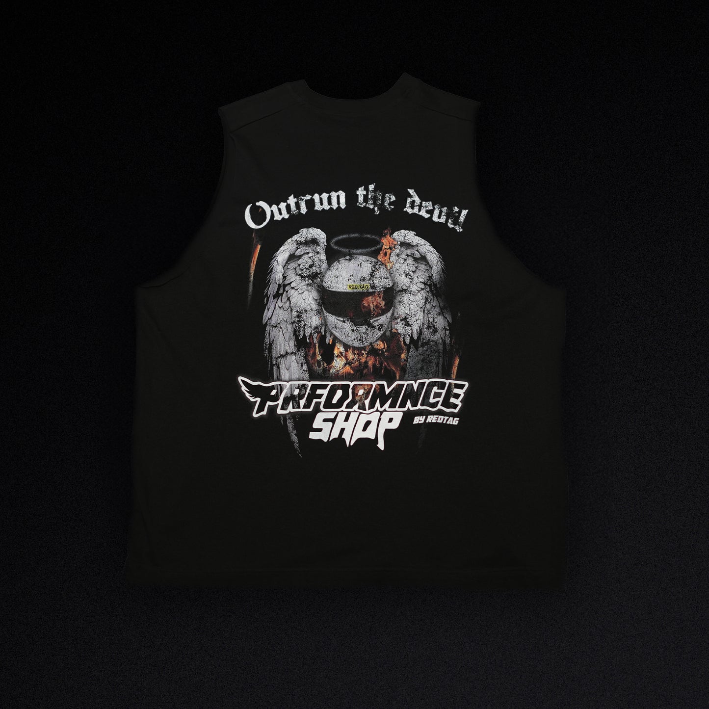 OUTRUN THE DEVIL OVERSIZED VEST