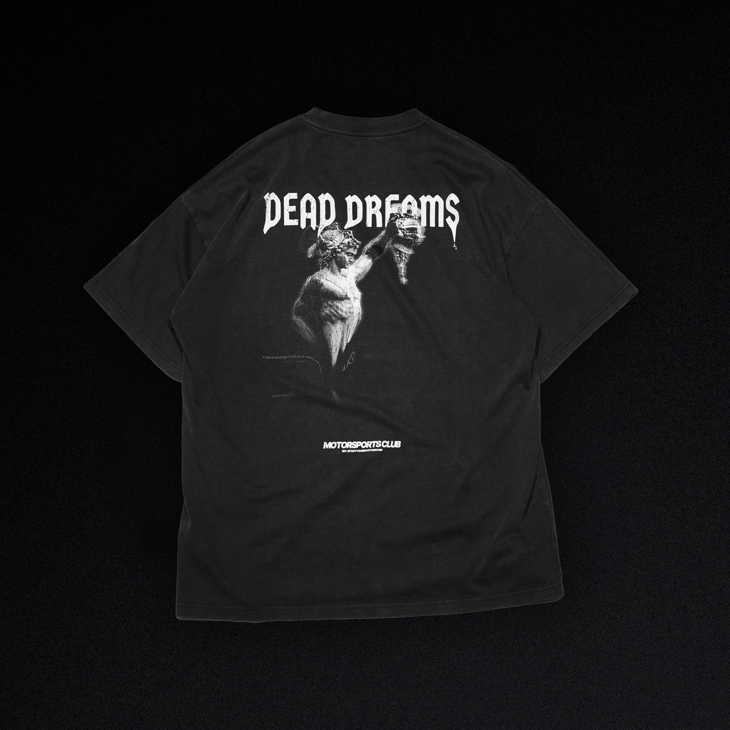 DEAD DREAMS VINTAGE BLACK OVERSIZED TEE