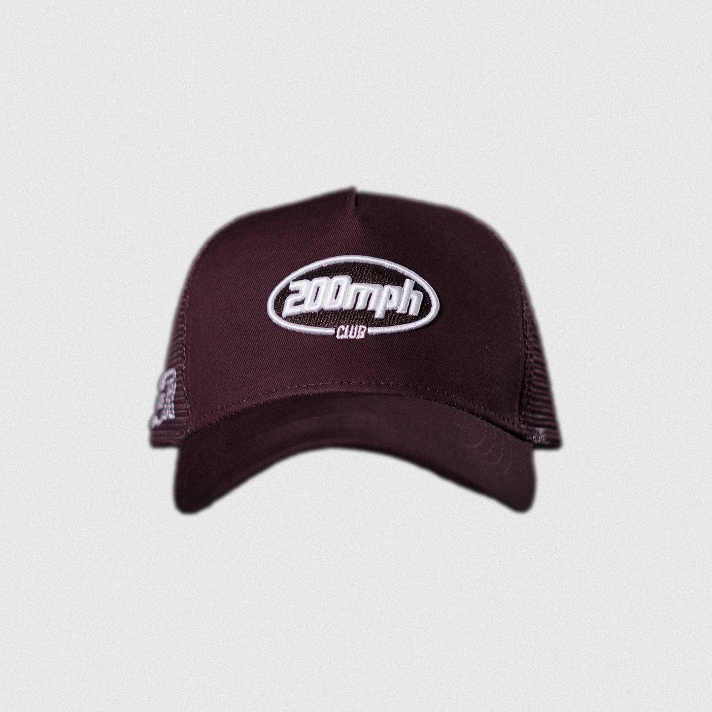 200 MPH Club trucker hat.