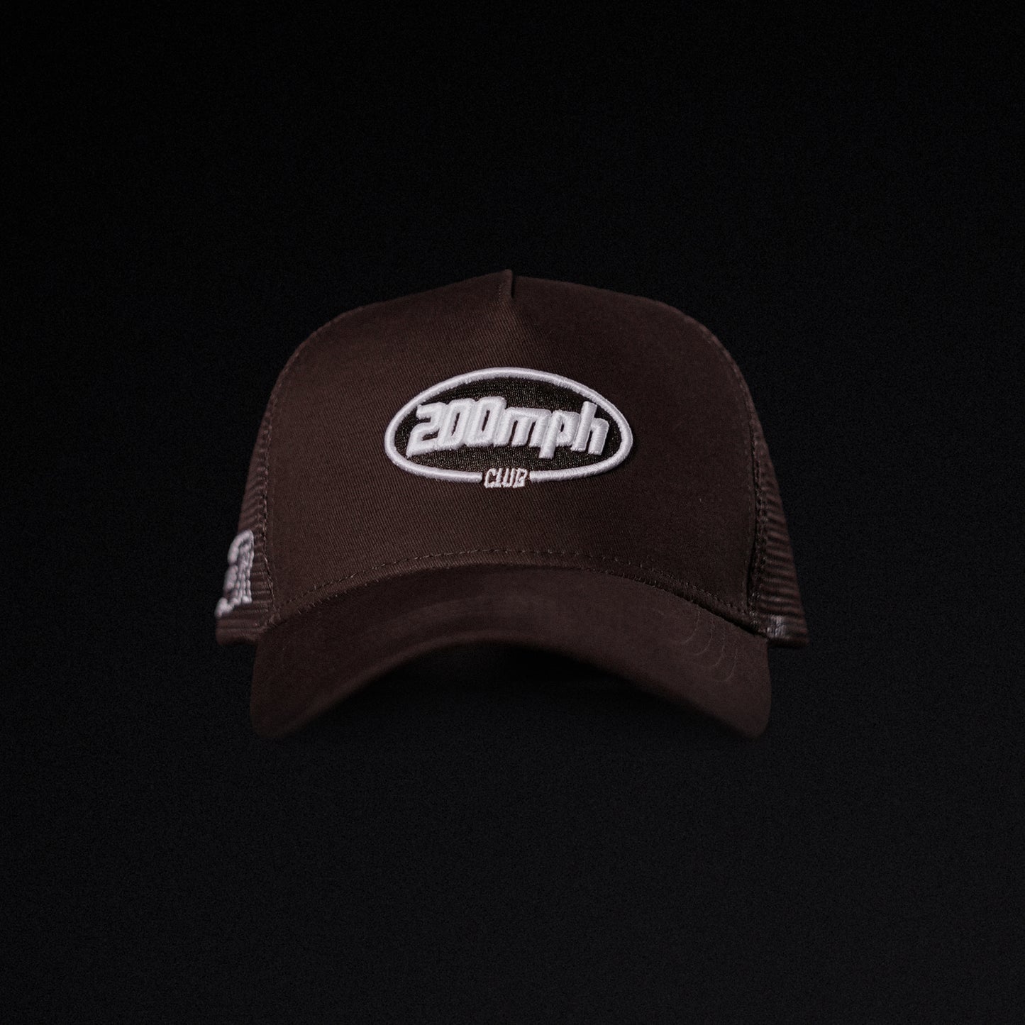 200 MPH Club trucker hat.