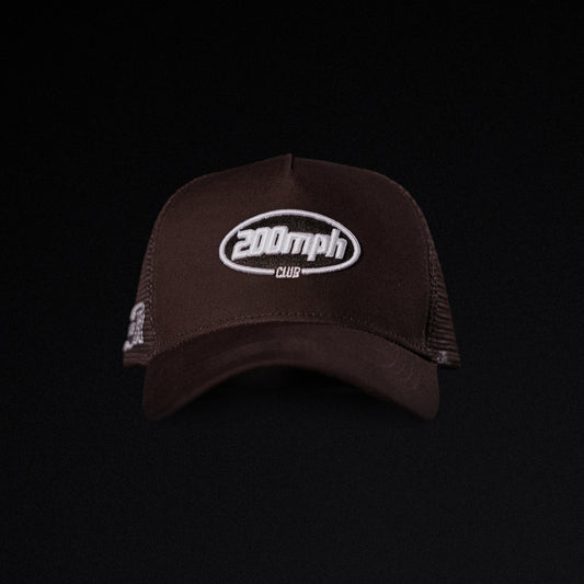 200 MPH Club trucker hat.